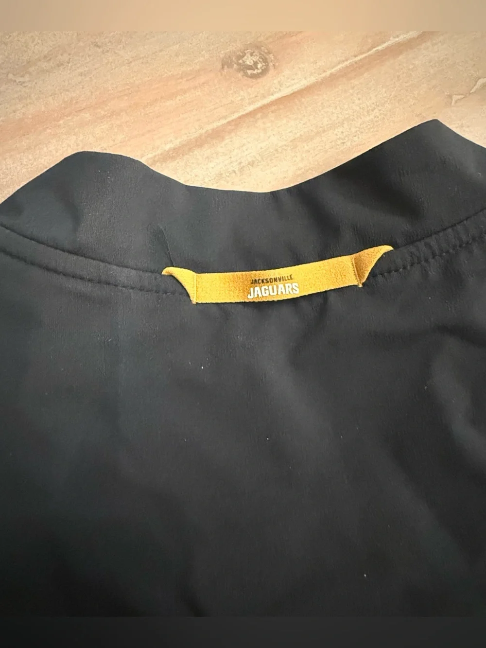 Nike Jacksonville Jaguars Men's Black Coach Pullover zip sides Sz L Preowned